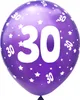 Oblique Unique Luftballon Set Zahl 30 für 30. Geburtstag Produktbild-Vorschau 2