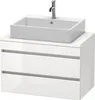 Konsolenunterschrank DURASTYLE 512x800x478mm nussbaum Produktbild-Vorschau 1