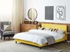 BELIANI Polsterbett Gelb Samtstoff 160 x 200 cm mit Produktbild-Vorschau 2