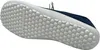 The underside of a blue shoe with a white sole. Produktbild-Vorschau