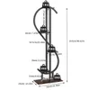 A diagram showing the dimensions and weight capacity of a multi-tiered plant stand. Anteprima dell’immagine prodotto