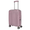 A pink suitcase with wheels and a retractable handle, shown against a white background. Produktbild-Vorschau