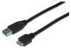 DIGITUS USB 3.0 Anschlusskabel Typ A -mikro B St/St 0.25m Anteprima dell’immagine prodotto 1