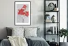 MuchoWow® MuchoWow® Gerahmtes Poster Rote Gladiolen - Piet Produktbild-Vorschau 2