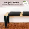 Bankkissen Klemmkissen Sitzkissen mit 2 Leisten, 40cm Produktbild-Vorschau 8