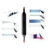Alkohol Marker Marker Stifte Doppelseitig Satz Von 80Pcs + Produktbild-Vorschau 2