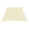 vidaXL Voile d'ombrage Oxford trapézoïdal 2/4x3 m blanc Voir les images du produit 1