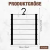 Sada 3 ramínek na kalhoty, 6patrová prostorově úsporná Náhled obrázku produktu 2