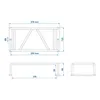 Kryt zadního světla 238 x 132 x 58 mm Náhled obrázku produktu 6