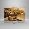 Bild auf Leinwand - Leinwandbild - Brot Essen Holz - Produktbild-Vorschau 3
