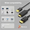 Câble de conversion Reagle HDMI vers DISPLAYPORT DP 4K 60Hz Voir les images du produit 9