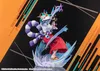 A detailed figurine of a character from the anime One Piece, posed dynamically with translucent blue energy effects. Produktbild-Vorschau