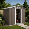Aga Gartenhaus 236x190x174 cm Graubraun Produktbild-Vorschau 10