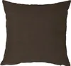 Kissenbezug 60x60 cm braun Struktur Leinenoptik Kissenhülle Produktbild-Vorschau 1