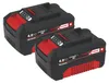 Pack 2 batteries 18 V – 4,0 Ah – Power X-Change Voir les images du produit 1