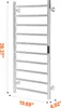 SucceBuy Porte-serviettes 10 barres - montage mural, Voir les images du produit 8