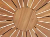 BELIANI Gartentisch Hellbraun Akazenholz Rund ⌀ 110 cm mit Produktbild-Vorschau 9