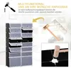 HOMCOM Schuhschrank DIY Regalsystem Steckregal mit Türen Produktbild-Vorschau 5