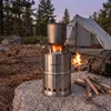 Medium Portable Stainless Steel Camping Stove Alcohol Stove Produktbild-Vorschau 7