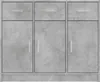vidaXL Príborník betón sivý 91x28x75 cm odvodený výrobok z Náhľad obrázku produktu 5