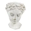 Vaso da fiori Clayre & Eef Testa 11x17 cm Pietra grigia Anteprima dell’immagine prodotto 1