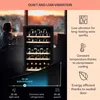 KlarsteinBarossa 40D, chłodziarka do wina, 2 strefy, 135 l, Podgląd zdjęcia produktu 5