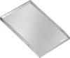 A stainless steel grill plate on a white background. Produktbild-Vorschau