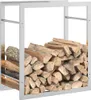 vidaXL Stojan na palivové drevo 50x28x56 cm z nerezovej Náhľad obrázku produktu 4