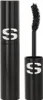A black mascara tube with its wand extended, showing the brush. The brand logo 'SS' is visible on both the tube and the cap. Voir les images du produit
