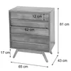 Highboard HWC-L96, Kommode Sideboard Schrank Schubladen Produktbild-Vorschau 10
