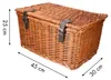 Bicycle Gear Cestino anteriore in rattan per bicicletta Anteprima dell’immagine prodotto 2