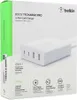 The image shows the retail packaging of a Belkin 4-port GaN charger. Náhled obrázku produktu
