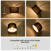 Bogenlampe Bogenleuchte Stehlampe Stoff beige Design E27 Produktbild-Vorschau 6