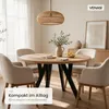 VENASI Esstisch ausziehbar rund 100-200 cm ATO Craft, Produktbild-Vorschau 12