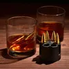 Whisky Stein Set in Holzbox, Edelstahl Eiswürfel Produktbild-Vorschau 5