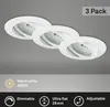 LED Einbauleuchten Dimmbar Schwenkbar 3er Set 5,5 W weiß Produktbild-Vorschau 2