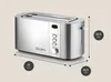 ZEEGMA Toster TOSTEE CHEF, 1500 W, 4 toastové chleby naraz, Náhľad obrázku produktu 17