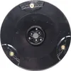 A top-down view of a black circular cutting disc with three gold metal inserts. Produktbild-Vorschau