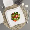 Piatto da dessert in porcellana bianca - Design moderno, Anteprima dell’immagine prodotto 3