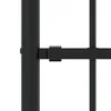 vidaXL Zahradní plot s hrotem kopí černý 239 x 75 cm Náhled obrázku produktu 4