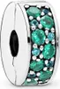 Pandora 791817MCZ Charm Clip Petrolfarben Sterling Silber Produktbild-Vorschau 2