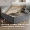 Home Collective Polsterbett 140x200 cm Doppelbett Bett mit Produktbild-Vorschau 3