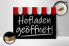 Holzschild Hinweis Hofladen geöffnet Verkauf, 40 x 30 cm, Produktbild-Vorschau 3