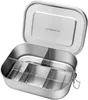 Edelstahl Brotdose Metall Lunchbox mit 5 Fächern 1400ml Produktbild-Vorschau 1