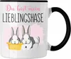 Trendation - Lieblingshase Geschenk Tasse Liebste Person Produktbild-Vorschau 1