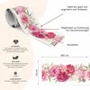 Muralo Selbstklebende Bordüre Tapetenbordüre Blumen Blätter Produktbild-Vorschau 2