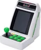 A white retro arcade game console with a green joystick and buttons. Podgląd zdjęcia produktu