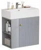 YORBAY Waschtisch Badmöbel Waschtischunterschrank 55 cm Produktbild-Vorschau 1