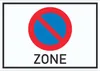 Beginn Eingeschränktes Haltverbot Symbol Schild A3 Produktbild-Vorschau 1