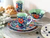 CreaTable, 17406, Folklore Blau, Kombiservice 16-tlg, Produktbild-Vorschau 4